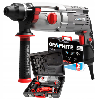 Príklepová vŕtačka Graphite SDS Plus 800 W
